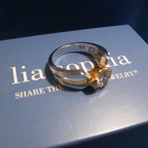 NIB LS Duet Ring sz 7